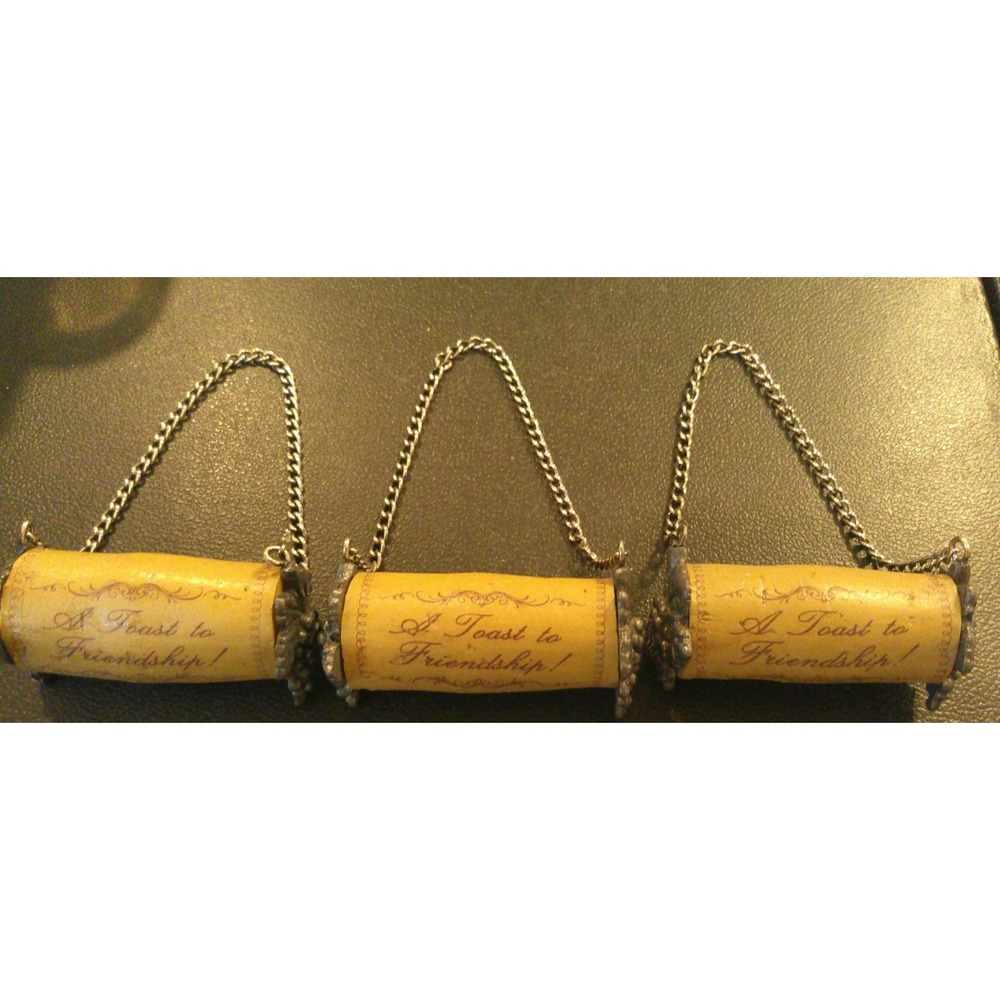 Cork Screw Decorations A Toast To Friendship Christmas‎ Ornaments Set Of 3
